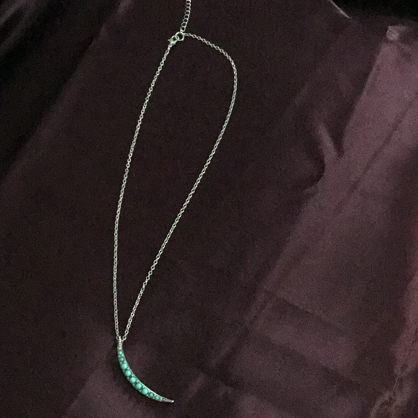 Silver And Turquoise Necklace